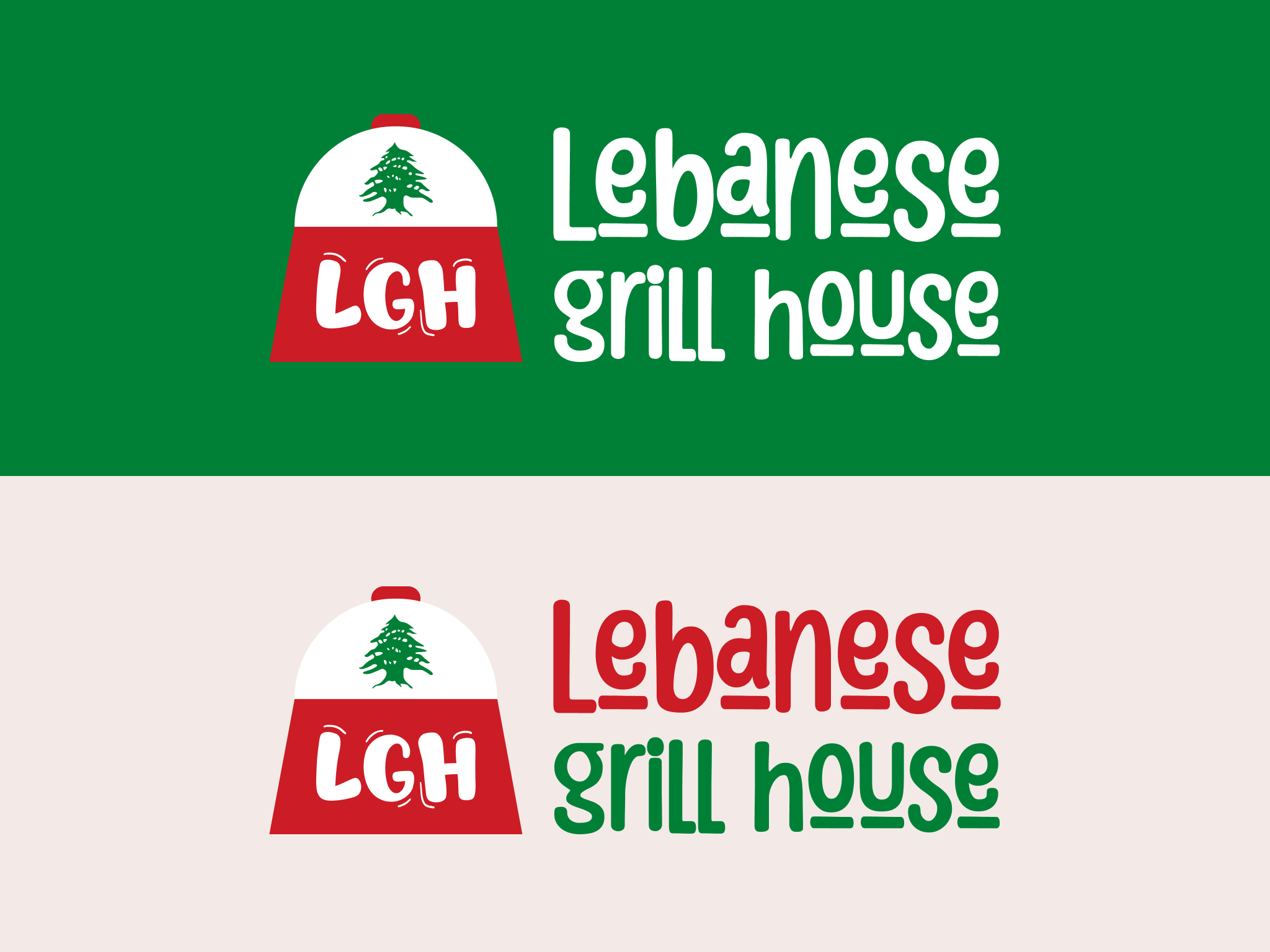 LGH menu design
